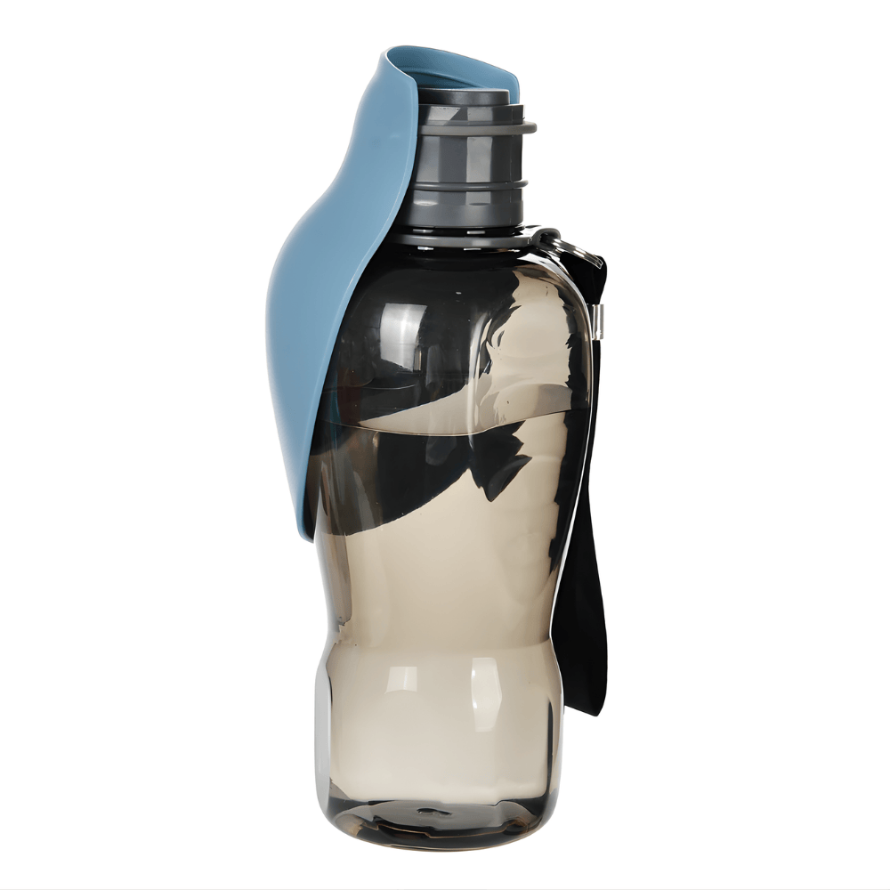 portable dog water bottle - blue