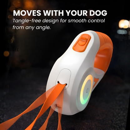 Smart LED Retractable Dog Leash