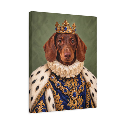 The King of the House — Custom Portrait Canvas