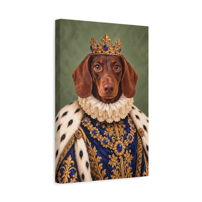The King of the House — Custom Portrait Canvas
