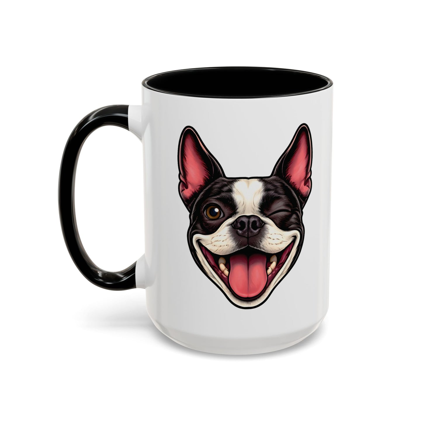 Wink & Smile Mug – Boston Terrier