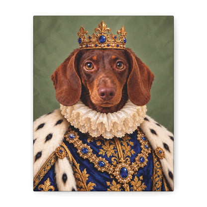The King of the House — Custom Portrait Canvas