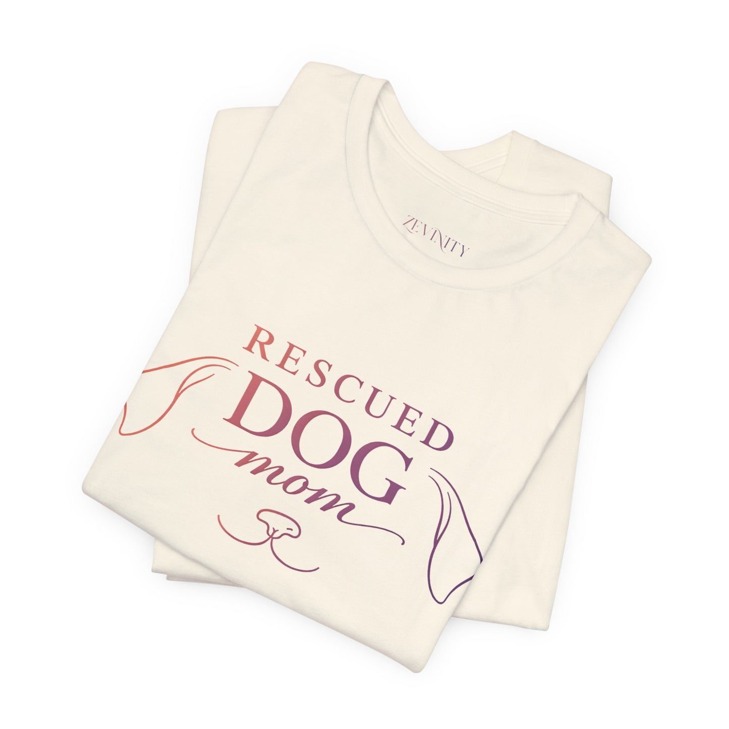 Rescued Dog Mom™ — Essential Tee