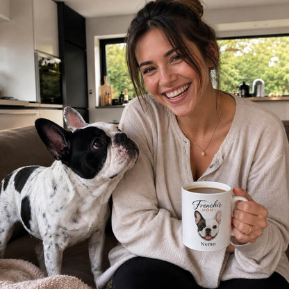 Your Frenchie, Your Mug — Custom Frenchie Mom Design
